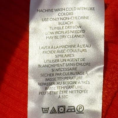 Free People Candy Red Ribbed Mock Neck Puff Sleeve Top Large NWT Stretch Fitted - Thumbnail 7