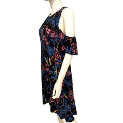 Maeve by Anthropologie Elia Floral Open Shoulder Dress Size 8 - Thumbnail 3