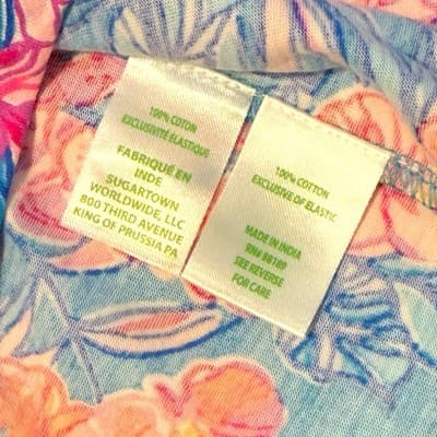 NWT Lilly Pulitzer Delaney Dress 8 Cumulus Blue Orchid Oasis Smocked Cotton - Thumbnail 8