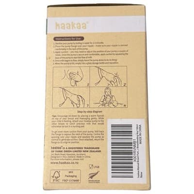 Haakaa Gen. 1 Silicone Breast Pump 4oz / 100ml Portable, BPA Free, Sealed Box - Thumbnail 2