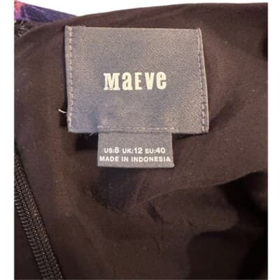 Maeve by Anthropologie Elia Floral Open Shoulder Dress Size 8 - Thumbnail 4