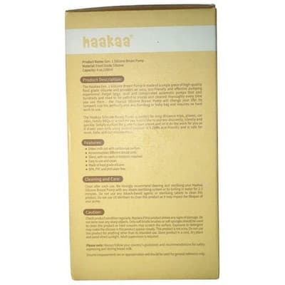 Haakaa Gen. 1 Silicone Breast Pump 4oz / 100ml Portable, BPA Free, Sealed Box - Thumbnail 3