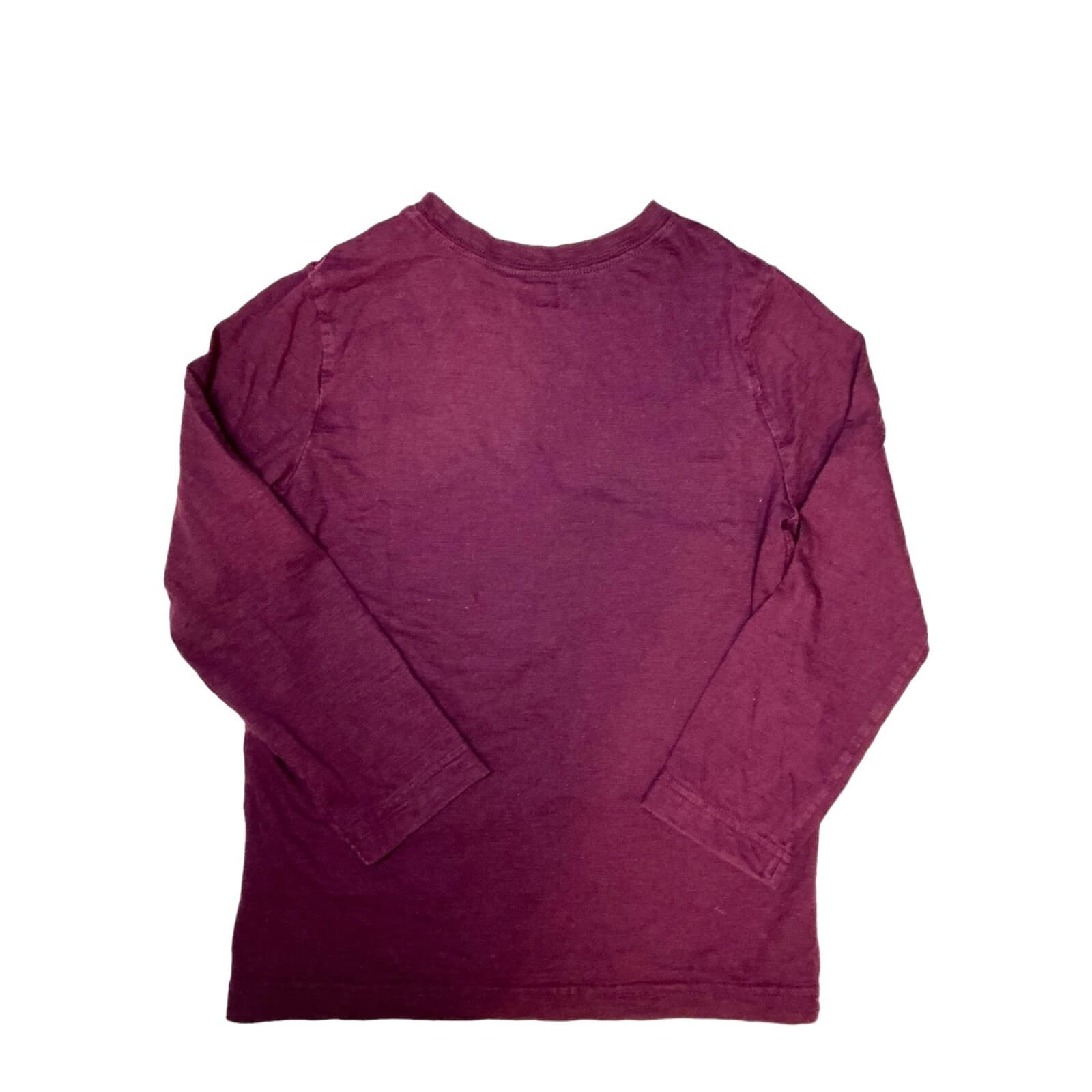 L.L. Bean Long Sleeve 6-7 T-Shirt Purple 100% Cotton - Thumbnail 3