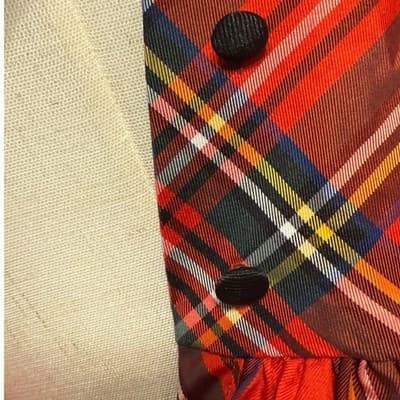 Ralph Lauren Girls Plaid Dress 18M Red Tartan Lined Holiday Christmas - Thumbnail 3