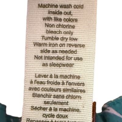 Tea Collection Girls Floral Dress Size 5 Teal Pink Ruffle Hem Cotton - Thumbnail 4