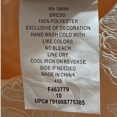 Rare Editions Girls Blush Flower Girl Dress Size 10 Embroidered Tulle Fit Flare - Thumbnail 8