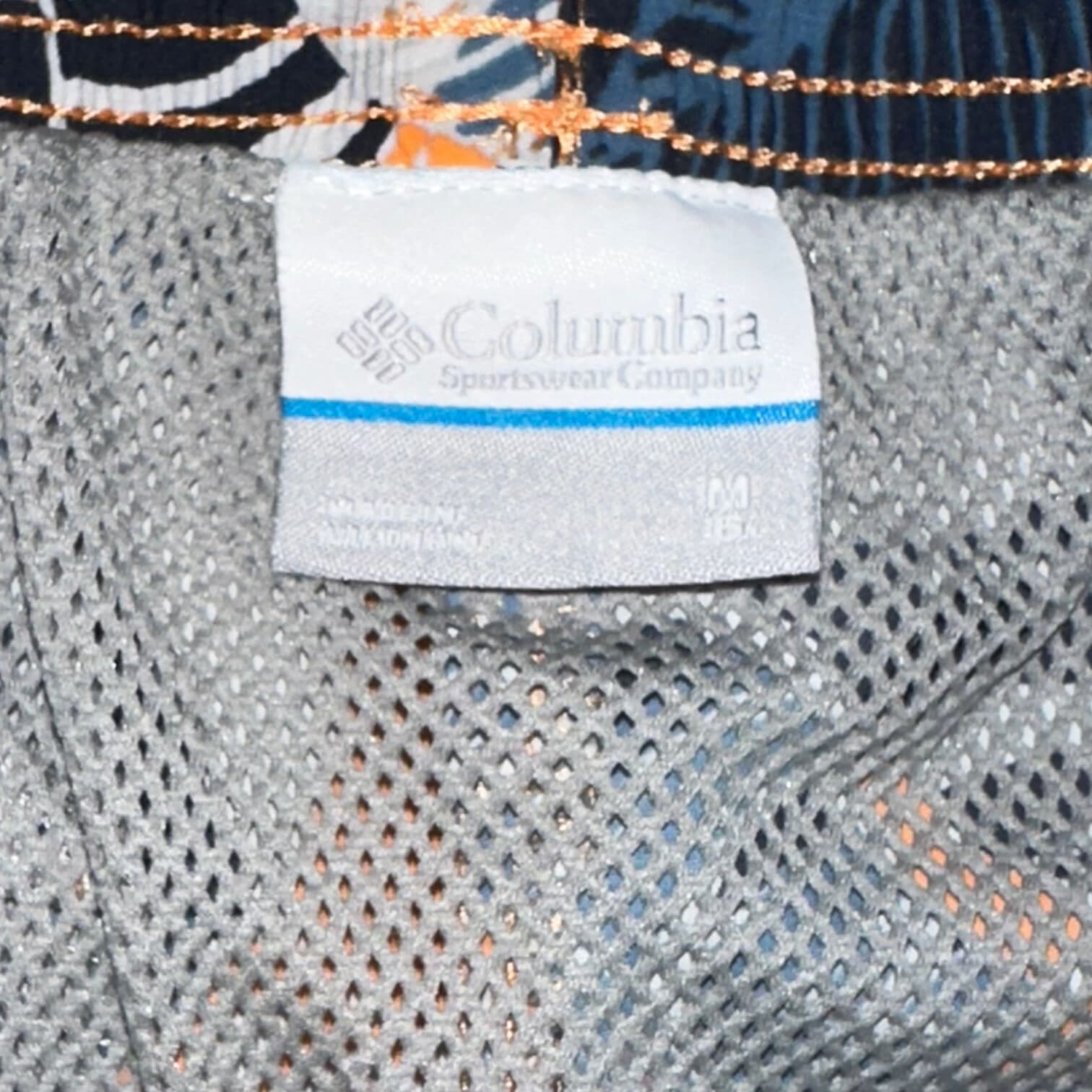 Columbia Swim Shorts PFG Trunks Omni-Shade Mens Medium Mesh Lined - Thumbnail 4