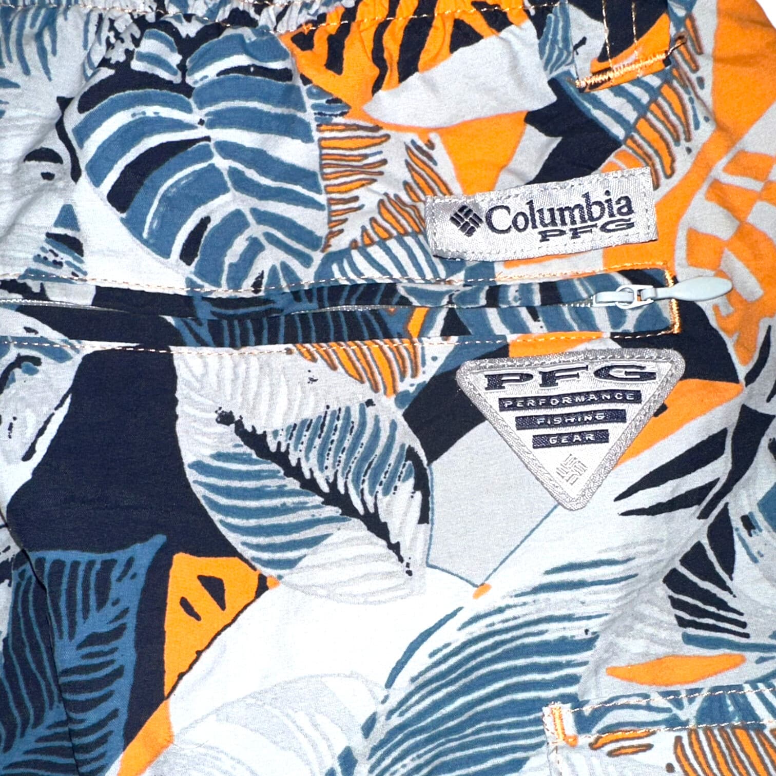 Columbia Swim Shorts PFG Trunks Omni-Shade Mens Medium Mesh Lined - Thumbnail 2