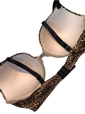 Victoria’s Secret Leopard Print Push Up Bra 36C Animal Print Padded Underwire - Thumbnail 5