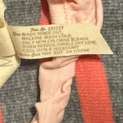 Matilda Jane Travel Log Gray Pink Striped Ruffle Tank Top Girl's 8 - Thumbnail 4