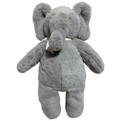 Pottery Barn Kids Gray Plush Elephant Stuffed Animal 16” Nursery Decor Soft Toy - Image 1