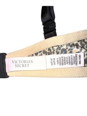 Victoria’s Secret Leopard Print Push Up Bra 36C Animal Print Padded Underwire - Thumbnail 6