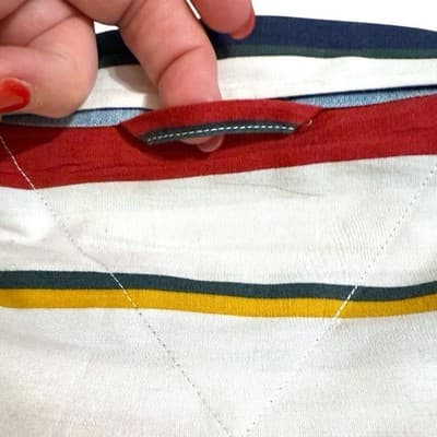 Vintage Tommy Hilfiger long sleeve button down Shirt 90s Vertical Stripe - Thumbnail 8