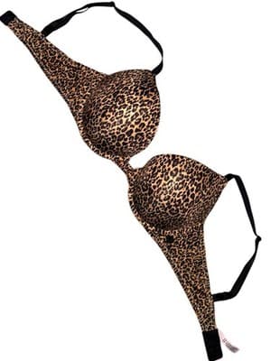 Victoria’s Secret Leopard Print Push Up Bra 36C Animal Print Padded Underwire - Thumbnail 2
