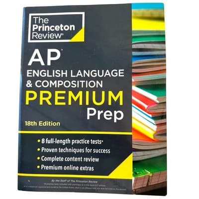 Princeton Review AP English Language & Composition Premium Prep 18th Edition - Image 1