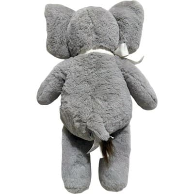 Pottery Barn Kids Gray Plush Elephant Stuffed Animal 16” Nursery Decor Soft Toy - Thumbnail 6