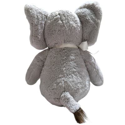 Pottery Barn Kids Gray Plush Elephant Stuffed Animal 16” Nursery Decor Soft Toy - Thumbnail 5