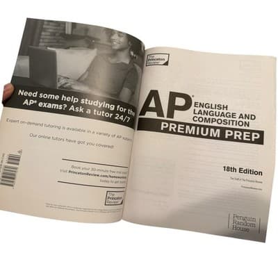 Princeton Review AP English Language & Composition Premium Prep 18th Edition - Thumbnail 3