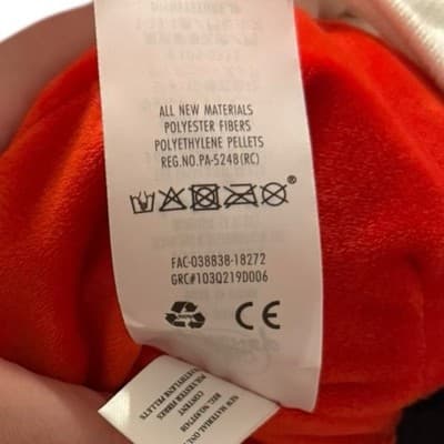 Disney Store Mickey Mouse Red Plush Valentine's Day Love Hearts - Thumbnail 8