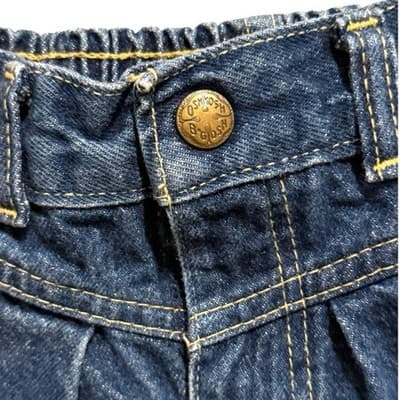 Vintage OshKosh B’Gosh Pink Tag Denim Jeans Toddler Girls 80s 90s Retro - Thumbnail 5