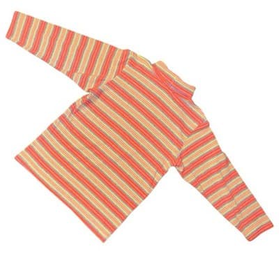 Vintage Mulberribush Girls Rainbow Stripe Turtleneck Top Size 6 USA Made - Thumbnail 4