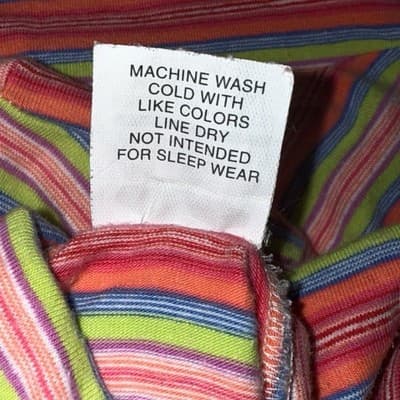 Vintage Mulberribush Girls Rainbow Stripe Turtleneck Top Size 6 USA Made - Thumbnail 7