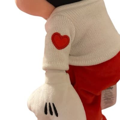 Disney Store Mickey Mouse Red Plush Valentine's Day Love Hearts - Thumbnail 5