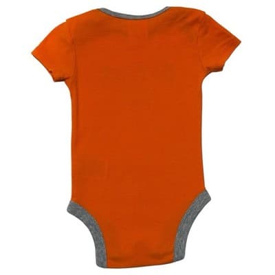 Florida Gators Baby Bodysuit 12M ProEdge NCAA Orange Bodysuit Gray Trim - Thumbnail 2