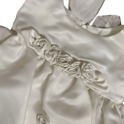 Jayne Copeland 3M Ivory Baptism Easter Wedding Dress w Bloomers Set - Thumbnail 5