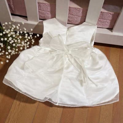 Jayne Copeland 3M Ivory Baptism Easter Wedding Dress w Bloomers Set - Thumbnail 2