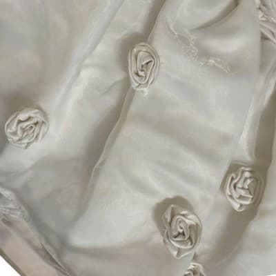 Jayne Copeland 3M Ivory Baptism Easter Wedding Dress w Bloomers Set - Thumbnail 6