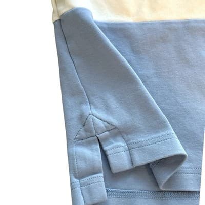 Disney Mickey Mouse Rugby Shirt Size XS 110 Blue Cream Embroidered Pullover Kids - Thumbnail 7