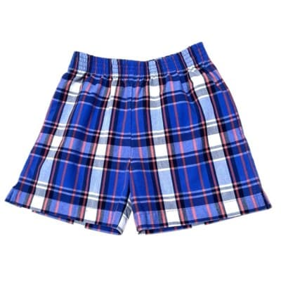 Luigi Kids Boys Plaid Shorts (Size 3T) - Classic & Comfortable! - Image 1
