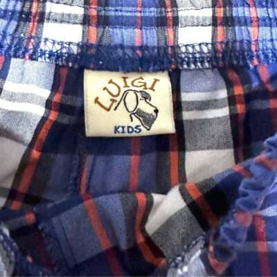 Luigi Kids Boys Plaid Shorts (Size 3T) - Classic & Comfortable! - Thumbnail 3
