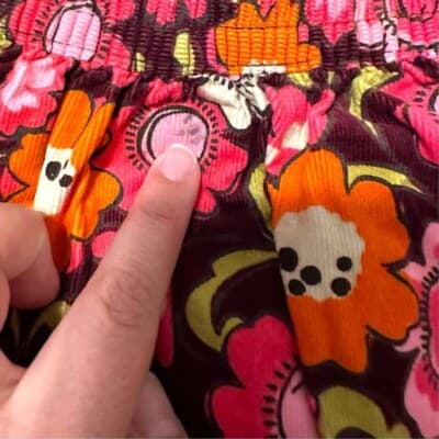 OshKosh B’gosh Floral Corduroy Skirt - 6X - Thumbnail 3