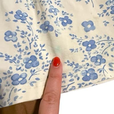 SweetHoney Girls Size 10Y Blue Floral Button Front Cottagecore Dress - Thumbnail 7