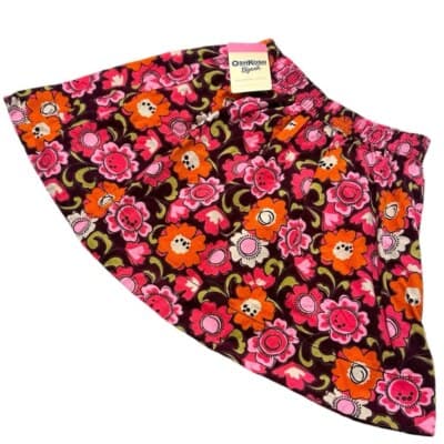 OshKosh B’gosh Floral Corduroy Skirt - 6X - Thumbnail 2
