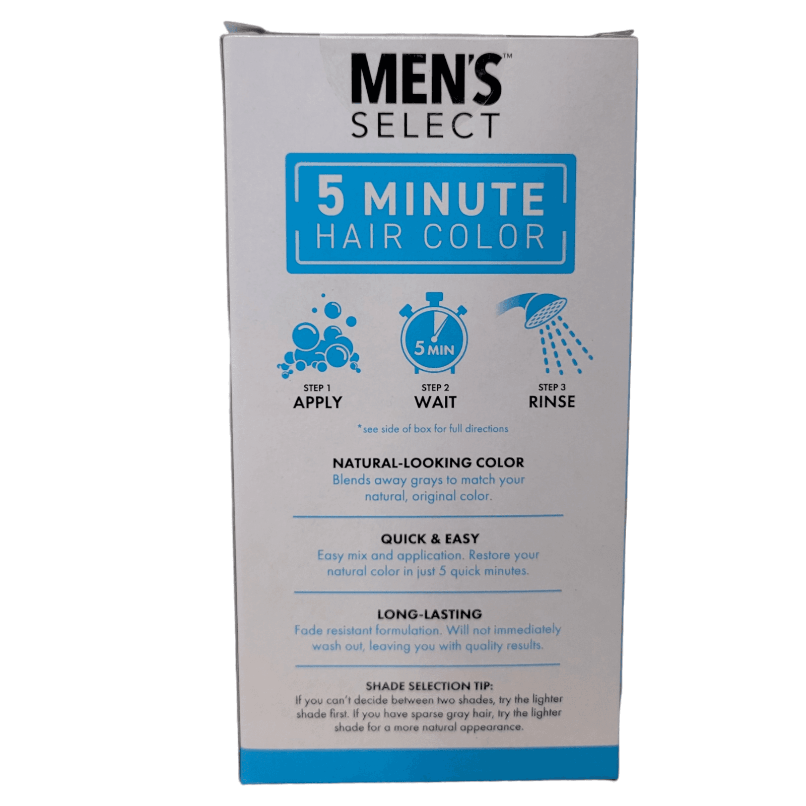 Men's Select 5 Minute Hair Color Dye DARK BRWON - Thumbnail 5