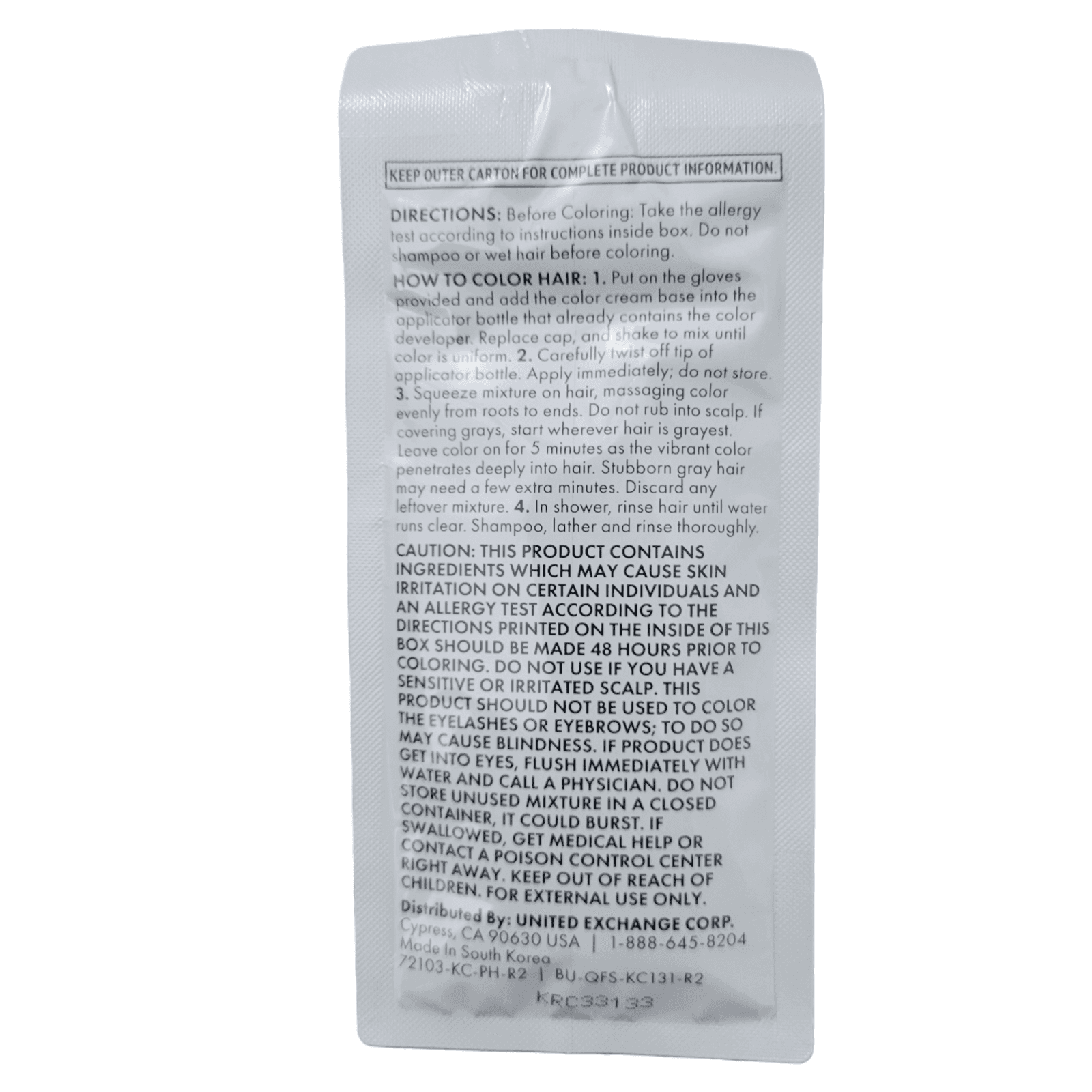 Men's Select 5 Minute Hair Color Dye DARK BRWON - Thumbnail 9