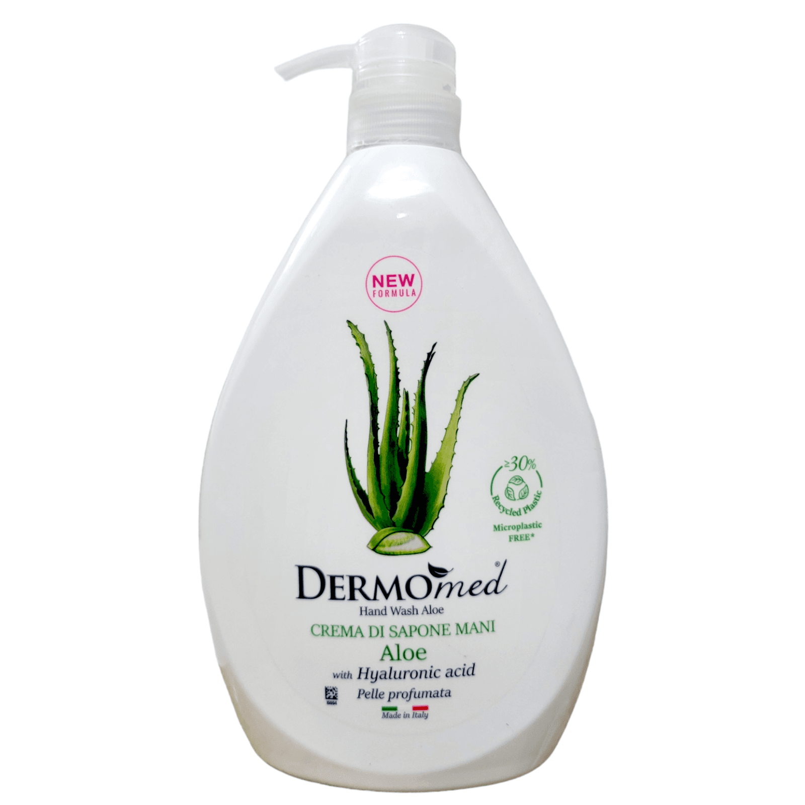 DERMOmed Liquid Hand Soap Aloe Vera 1L Original Italian Moisturizing - Image 1