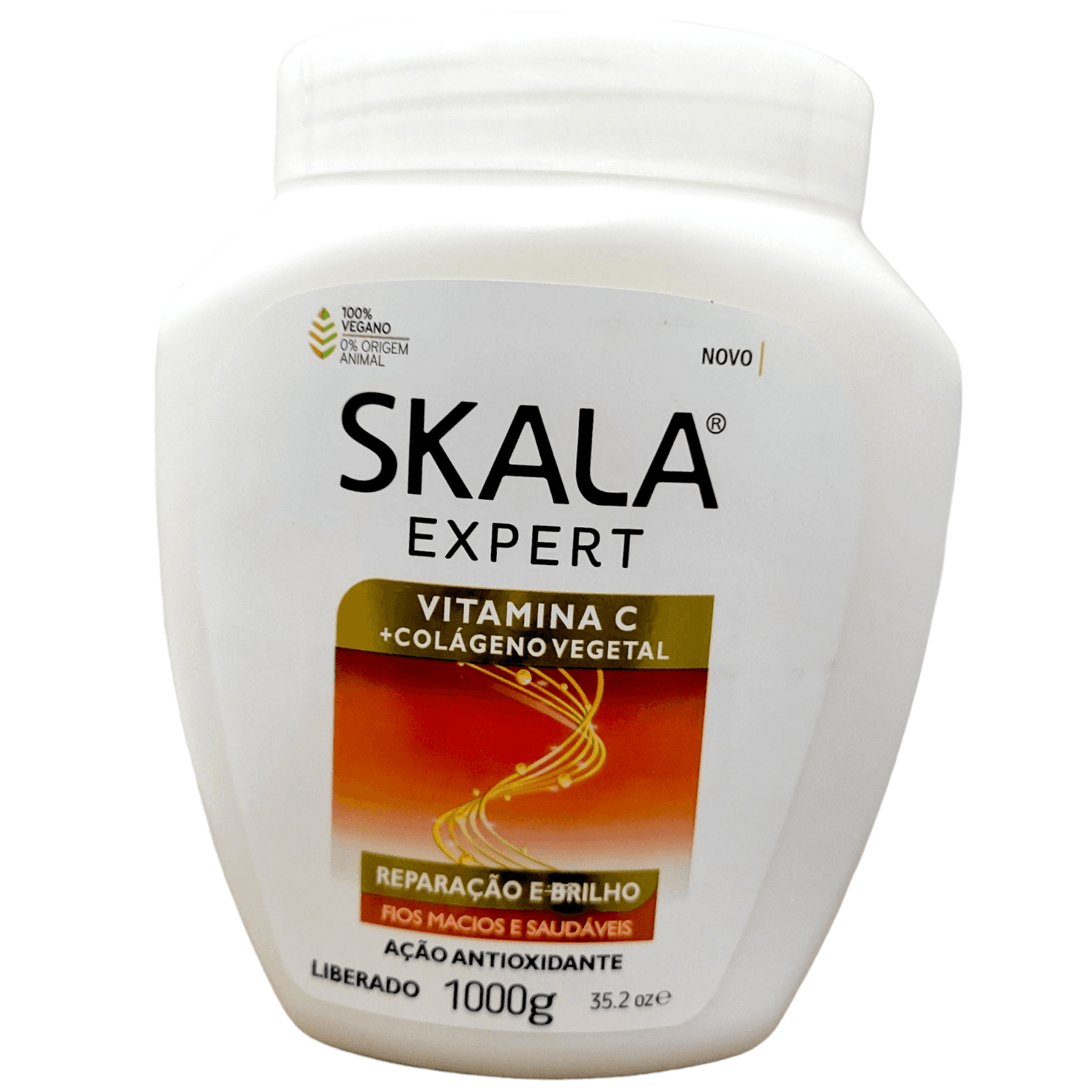 Skala Vitamina C+ Collagen Vegetal Creme De Tratamento Conditionador, Net 1000g - Thumbnail 5
