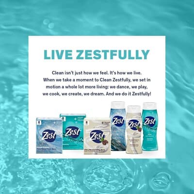 Zest Aqua - 16 bars - rich and refreshing foam. Invigorating bar soap - Thumbnail 7