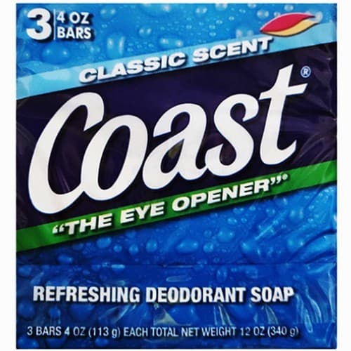 Coast Bath Bars Original Blue 3 Bar Jabón - Thumbnail 4