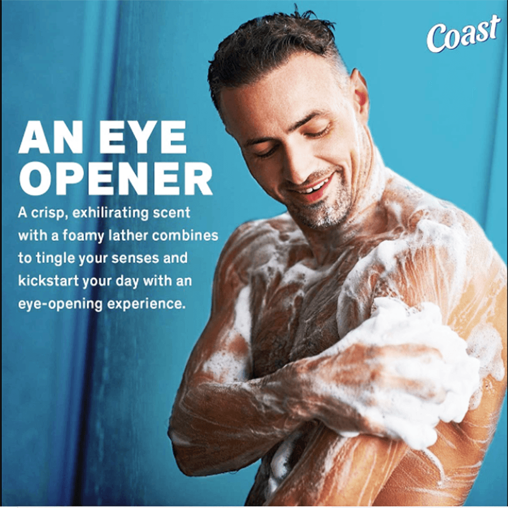 COAST 2 in 1 Hair and Body Wash for Men,18floz,Classic Scent,Moisturizing(PACK2) - Thumbnail 2