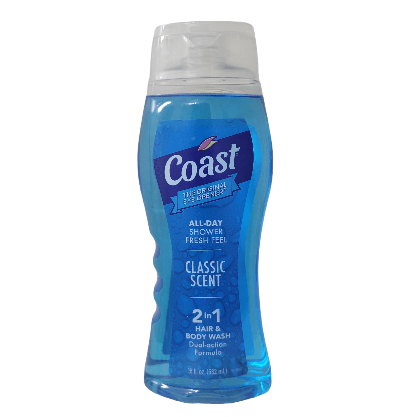 COAST 2 in 1 Hair and Body Wash for Men,18floz,Classic Scent,Moisturizing(PACK2) - Thumbnail 5