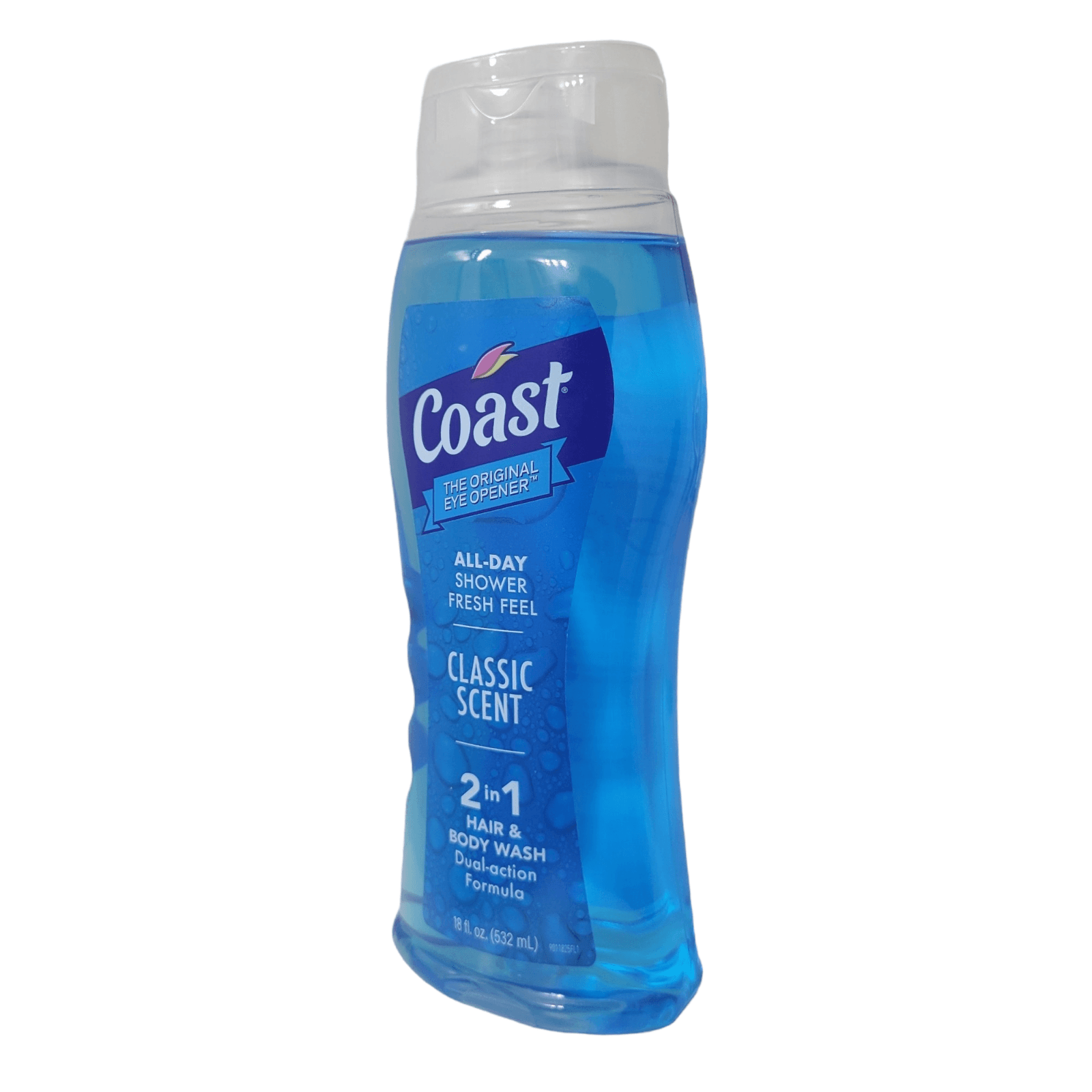 COAST 2 in 1 Hair and Body Wash for Men,18floz,Classic Scent,Moisturizing(PACK2) - Thumbnail 4