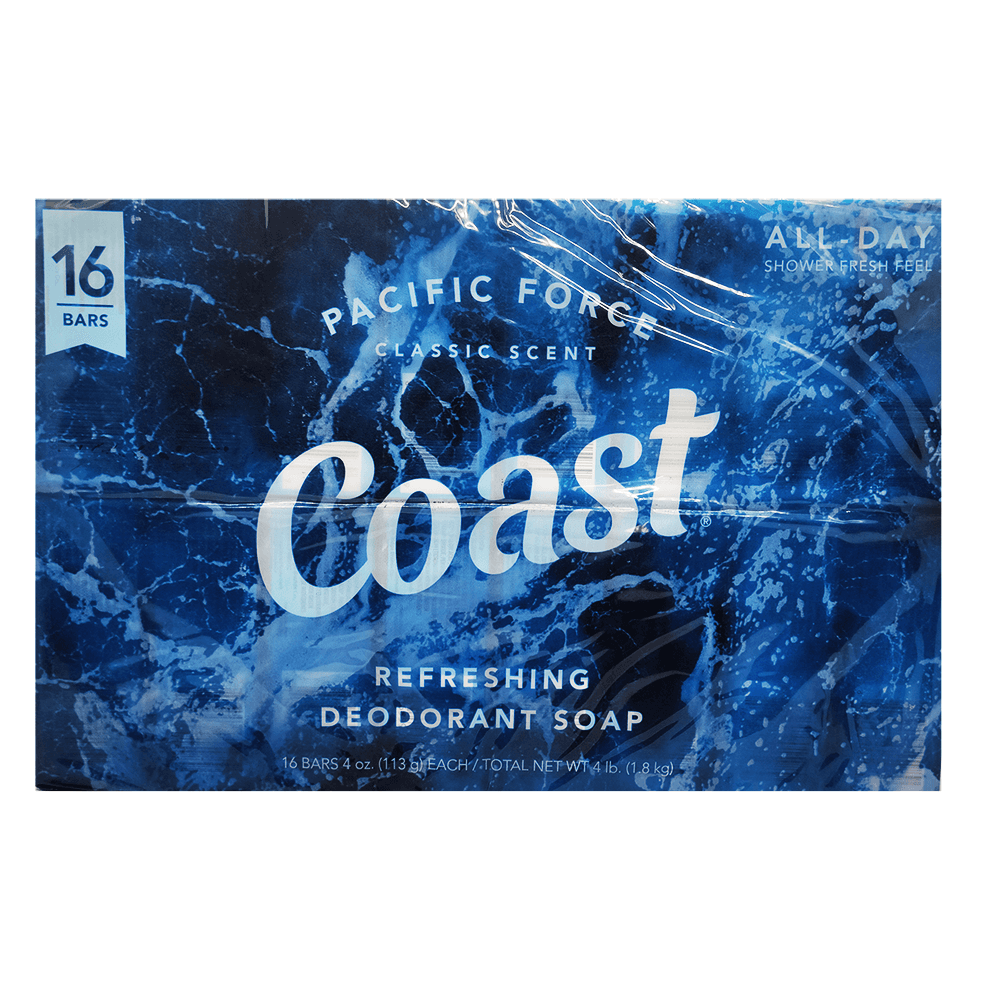 Coast Refreshing Deodorant Soap Bar - 16 Bars - Thick Rich Lather Leaves Your - Thumbnail 3