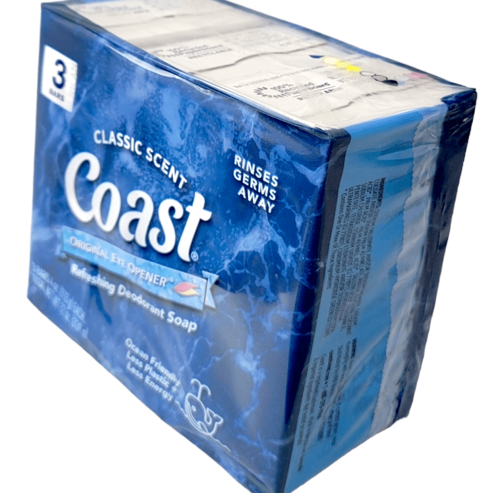 Coast 2 in 1 Refreshing Bath and Hair Gel + 3 Deodorant Soap Bars,All Skin Types - Thumbnail 7