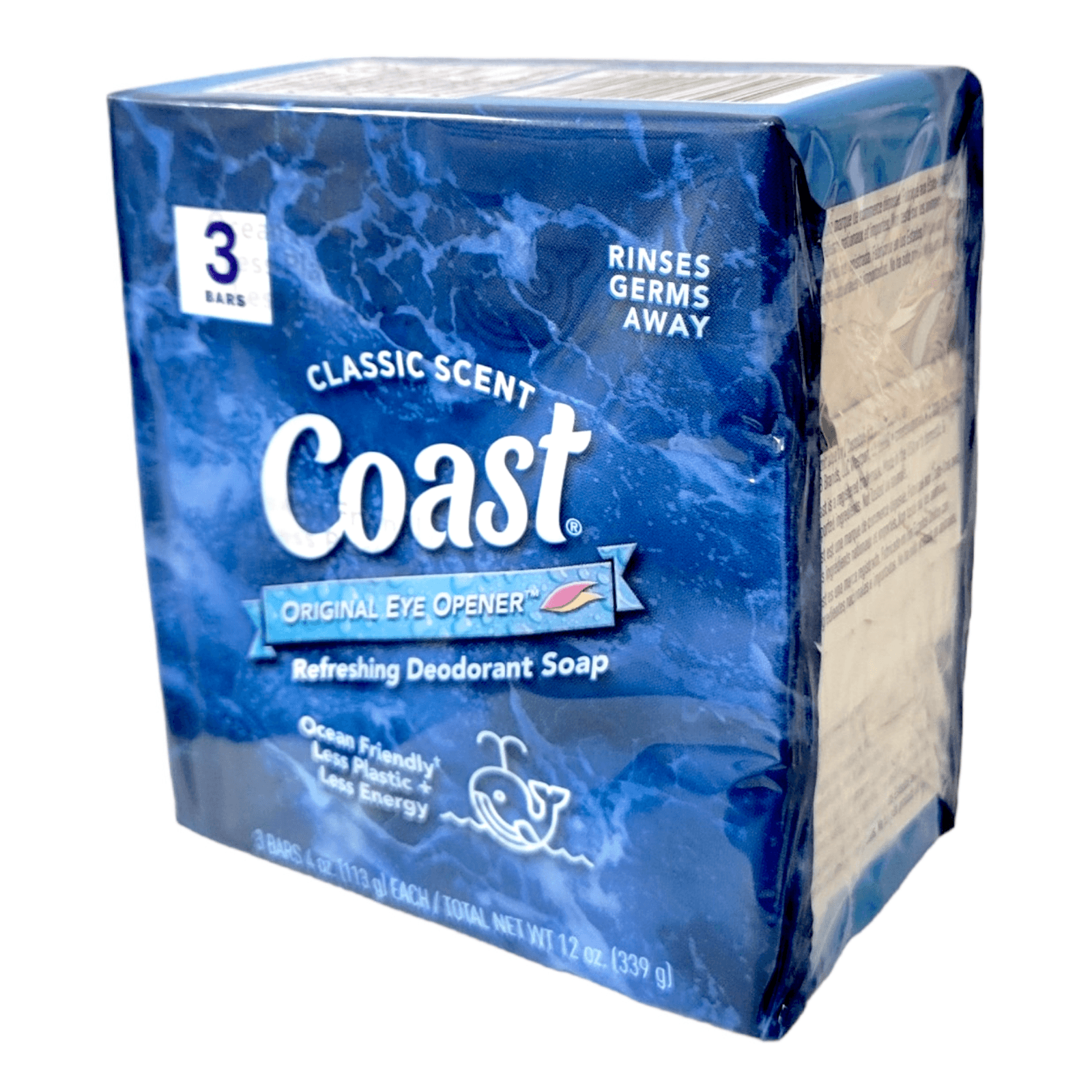 Coast 2 in 1 Refreshing Bath and Hair Gel + 3 Deodorant Soap Bars,All Skin Types - Thumbnail 6