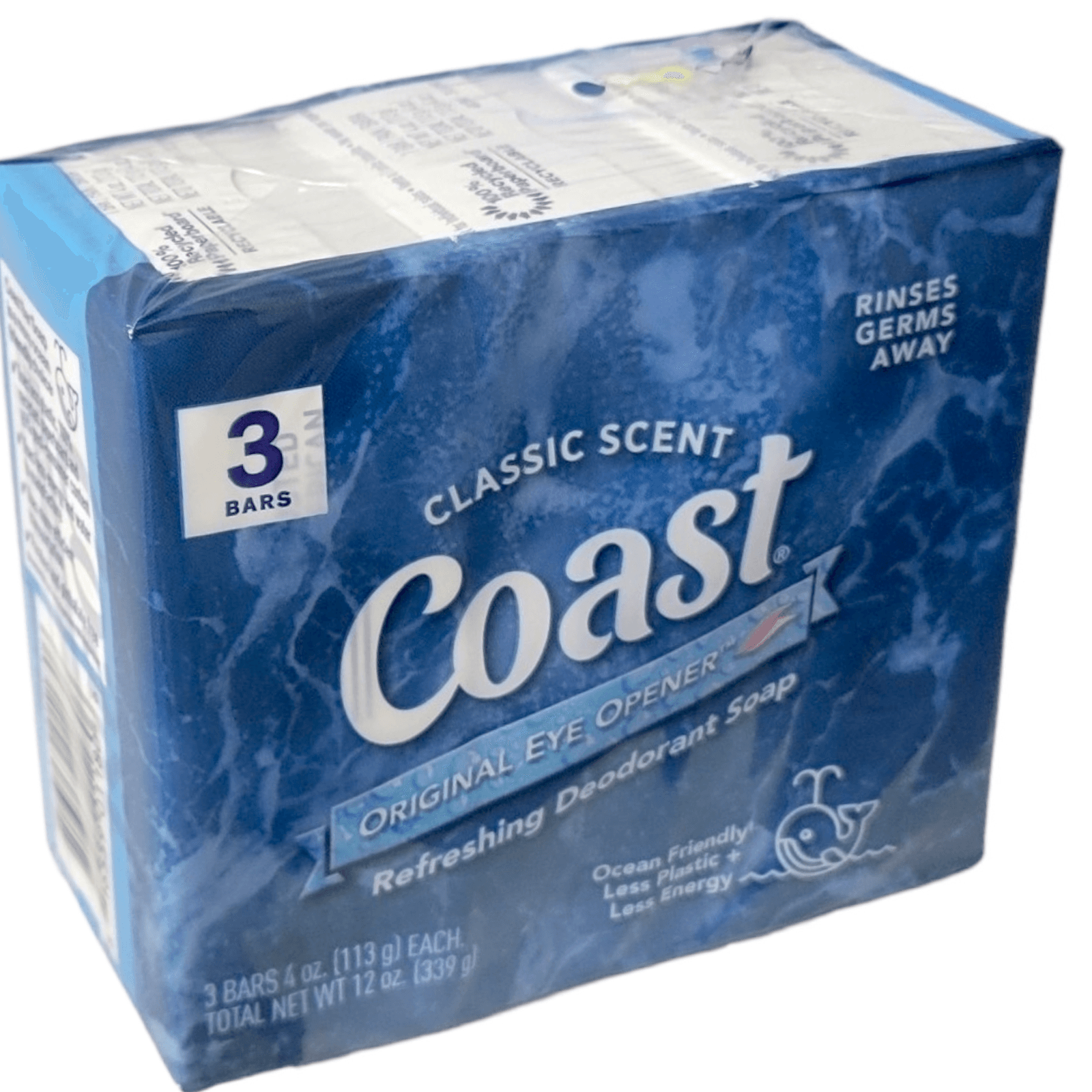 Coast Bath Bars Original Blue 3 Bar Jabón - Image 1